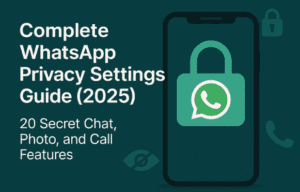 🔒 Complete WhatsApp Privacy Settings Guide (2025): 20 Secret Chat, Photo, and Call Features