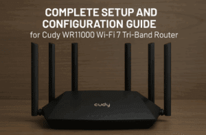 ⚡ Complete Setup and Configuration Guide for Cudy WR11000 Wi-Fi 7 Tri-Band Router