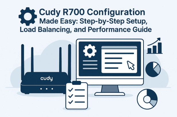 ⚙️ Cudy R700 Configuration Made Easy: Step-by-Step Setup, Load Balancing, and Performance Guide