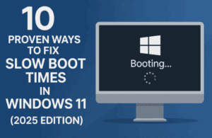 🖥️ 10 Proven Ways to Fix Slow Boot Times in Windows 11 (2025 Edition)
