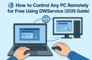 🌐 How to Control Any PC Remotely for Free Using DWService (2025 Guide)