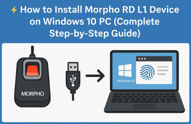 ⚡How to Install Morpho RD L1 Device on Windows 10 PC (Complete Step-by-Step Guide)