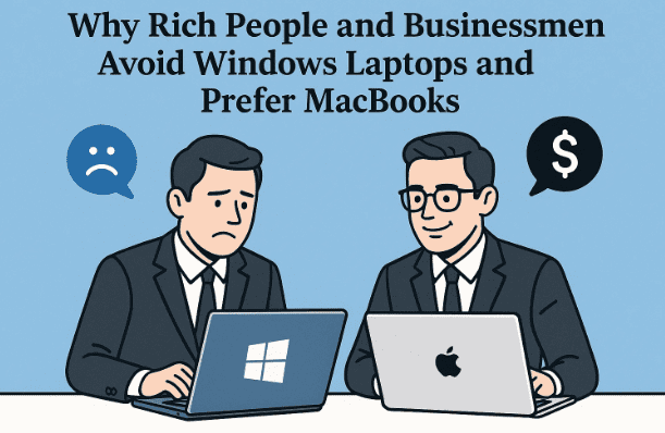 💻 Why Rich People and Businessmen Avoid Windows Laptops and Prefer MacBooks