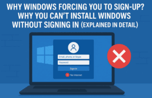 💡 Windows 11’s Microsoft Account Requirement: Why You Can’t Install Windows Without Signing In (Explained in Detail)
