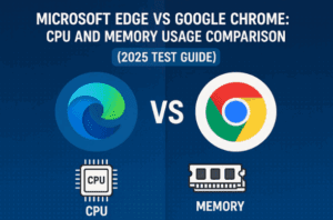 🧠 Microsoft Edge vs Google Chrome: CPU and Memory Usage Comparison (2025 Test Guide)