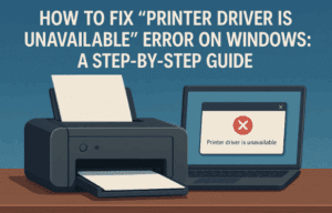 How to Fix “Printer Driver Is Unavailable” Error on Windows: A Step-by-Step Guide