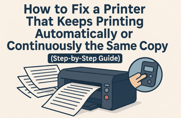 🖨️ How to Fix a Printer That Keeps Printing Automatically or Continuously the Same Copy (Step-by-Step Guide)