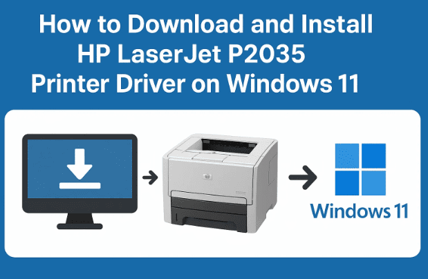 🖨️ How to Download and Install HP LaserJet P2035 Printer Driver on Windows 11 (Step-by-Step Guide)