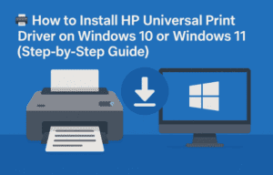 🖨️ How to Install HP Universal Print Driver on Windows 10 or Windows 11 (Step-by-Step Guide)