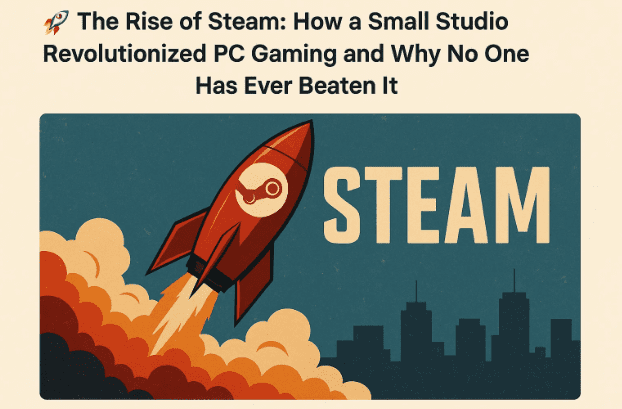 🚀 The Rise of Steam: How a Small Studio Revolutionized PC Gaming and Why No One Has Ever Beaten It