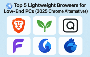 🌐 Top 5 Lightweight Browsers for Low-End PCs (2025 Chrome Alternatives)