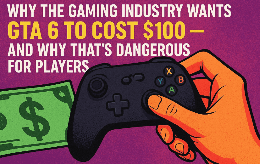 🎮 Why the Gaming Industry Wants GTA 6 to Cost $100 — and Why That’s Dangerous for Players