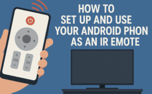 📱 How to Set Up and Use Your Android Phone as an IR Remote