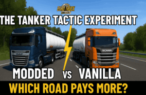 🚛 The Tanker Tactic Experiment in Euro Truck Simulator 2: Modded vs Vanilla — Which Road Pays More?