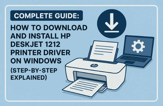 🖨️ Complete Guide: How to Download and Install HP DeskJet 1212 Printer Driver on Windows (Step-by-Step Explained)