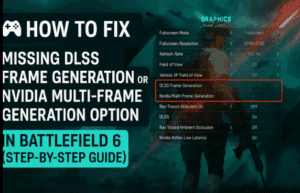 🎮 How to Fix Missing DLSS Frame Generation or Nvidia Multi-Frame Generation Option in Battlefield 6 (Step-by-Step Guide)