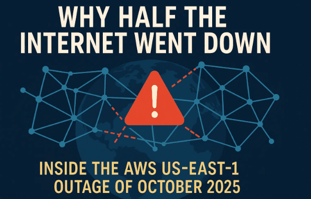 Why Half the Internet Went Down: Inside the AWS US-East-1 Outage of October 2025