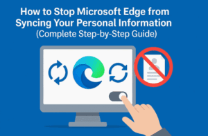 How to Stop Microsoft Edge from Syncing Your Personal Information (Complete Step-by-Step Guide)