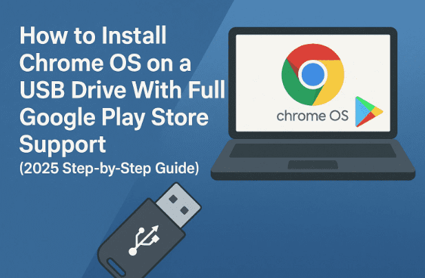 How to Install Chrome OS on a USB Drive With Full Google Play Store Support (2025 Step-by-Step Guide)