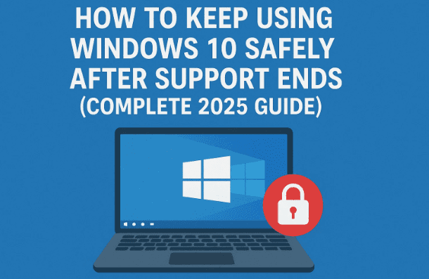 How to Keep Using Windows 10 Safely After Support Ends (Complete 2025 Guide)