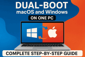 Dual-Boot macOS and Windows on One PC (Complete Step-by-Step Guide)