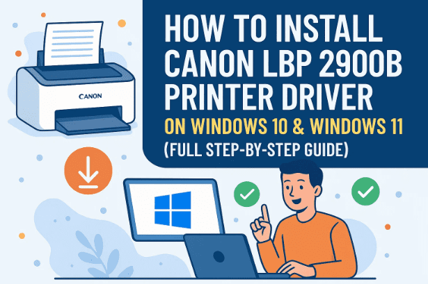 🖨️ How to Install Canon LBP 2900B Printer Driver on Windows 10 & Windows 11