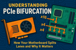 ⚙️ Understanding PCIe Bifurcation: How Your Motherboard Splits Lanes and Why It Matters