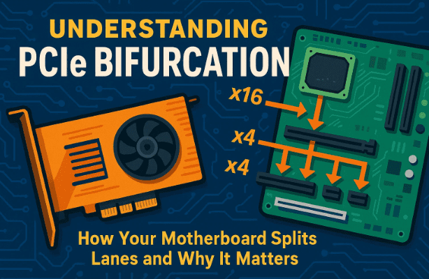 ⚙️ Understanding PCIe Bifurcation: How Your Motherboard Splits Lanes and Why It Matters