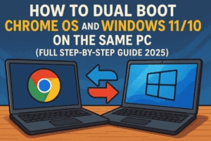 💻 How to Dual Boot Chrome OS and Windows 11/10 on the Same PC (Full Step-by-Step Guide 2025)