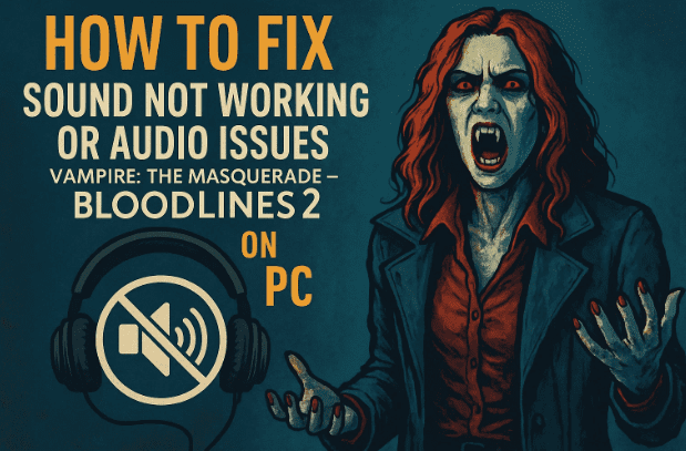🎧 How to Fix Sound Not Working or Audio Issues in Vampire: The Masquerade – Bloodlines 2 on PC