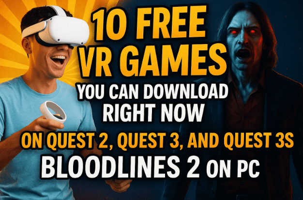 🎮 10 Free VR Games You Can Download Right Now on Quest 2, Quest 3, and Quest 3S