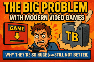 🎮 The Big Problem With Modern Video Games: Why They’re So Huge (and Still Not Better)
