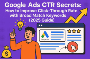 🧠 Google Ads CTR Secrets: How to Improve Click-Through Rate with Broad Match Keywords (2025 Guide)