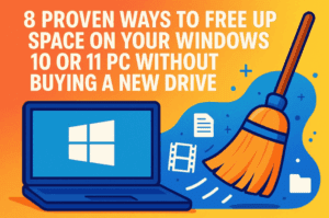 🧹 8 Proven Ways to Free Up Space on Your Windows 10 or 11 PC Without Buying a New Drive