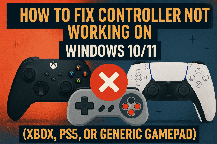 🎮 How to Fix Controller Not Working on Windows 10/11 (Xbox, PS5, or Generic Gamepad)