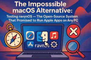 🧭 The Impossible macOS Alternative: Testing ravynOS — The Open-Source System That Promised to Run Apple Apps on Any PC