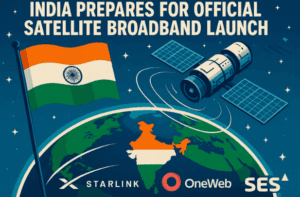 🛰️ India Prepares for Official Satellite Broadband Launch: Starlink, OneWeb, and SES Enter Final Phase