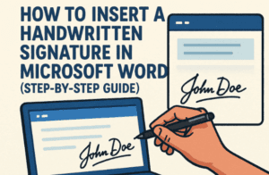 🖋️ How to Insert a Digital Signature in Microsoft Word (Step-by-Step Guide)
