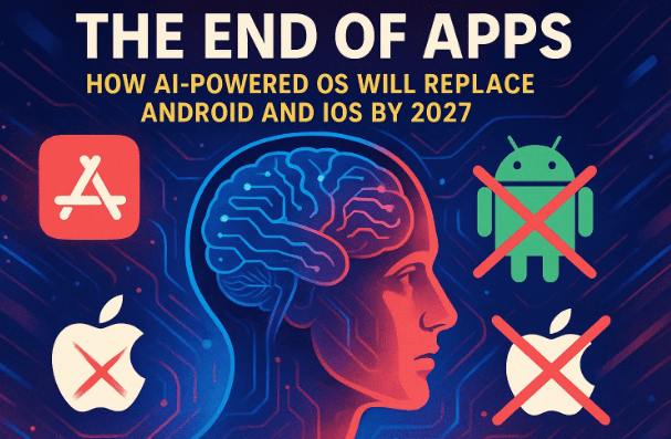 🧠 The End of Apps: How AI-Powered OS Will Replace Android and iOS by 2027