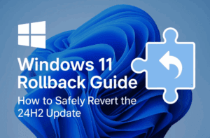🧩 Windows 11 Rollback Guide — How to Safely Revert the 24H2 Update