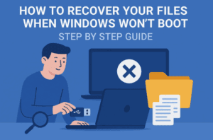 🧩 How to Recover Your Files When Windows Won’t Boot (Step-by-Step Data Rescue Guide using Hiren’s BootCD PE)