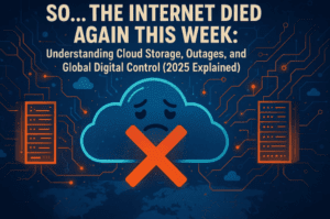 So… The Internet Died Again This Week: Understanding Cloud Storage, Outages, and Global Digital Control (2025 Explained) ☁️