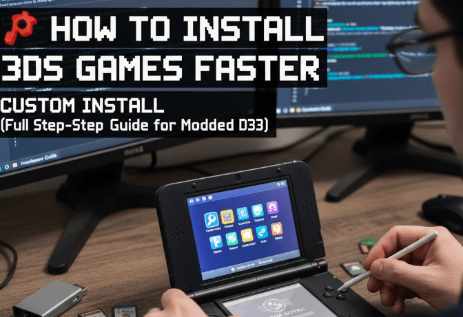 🕹️ How to Install 3DS Games Faster Using Custom Install (Full Step-by-Step Guide for Modded 3DS)