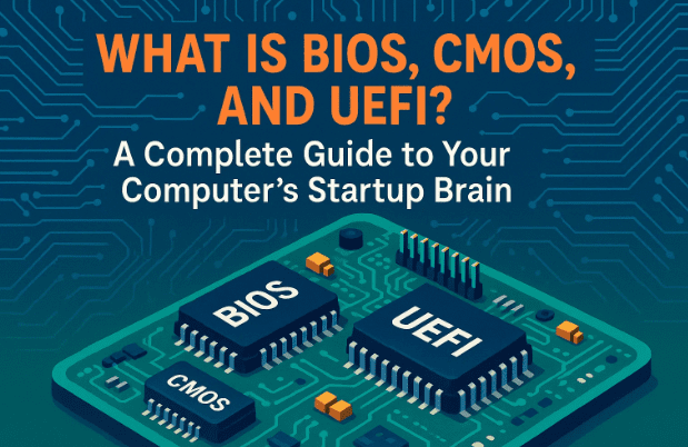 🖥️ What Is BIOS, CMOS, and UEFI? A Complete Guide to Your Computer’s Startup Brain