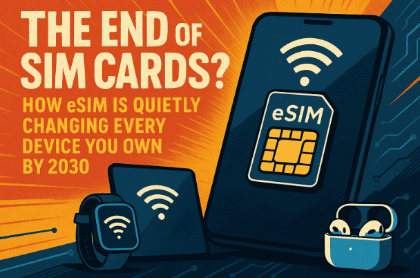 📶 The End of SIM Cards? How eSIM Is Quietly Changing Every Device You Own by 2030