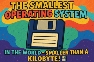 💾 The Smallest Operating System in World - Smaller Than a Kilobyte!