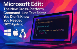 Microsoft Edit: The New Cross-Platform Command-Line Text Editor You Didn’t Know You Needed (2025 Update)