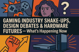Gaming Industry Shake-Ups, Design Debates & Hardware Futures — What’s Happening Now