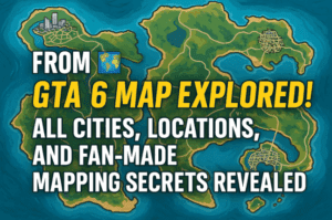 🗺️ GTA 6 Map Explored! All Cities, Locations, and Fan-Made Mapping Secrets Revealed