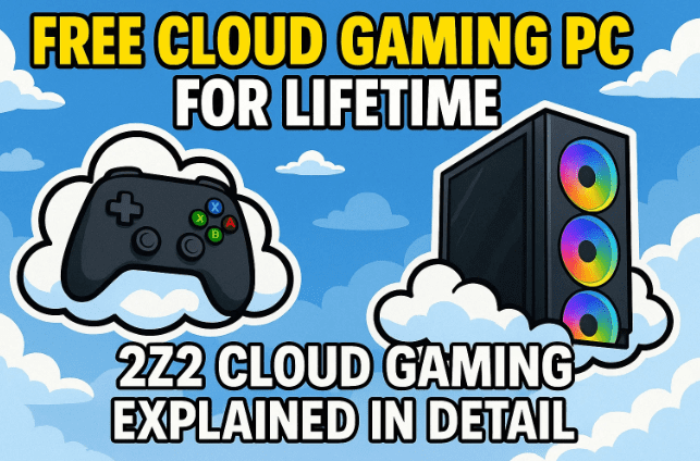🎮 Free Cloud Gaming PC for Lifetime — 2Z2 Cloud Gaming Explained in Detail